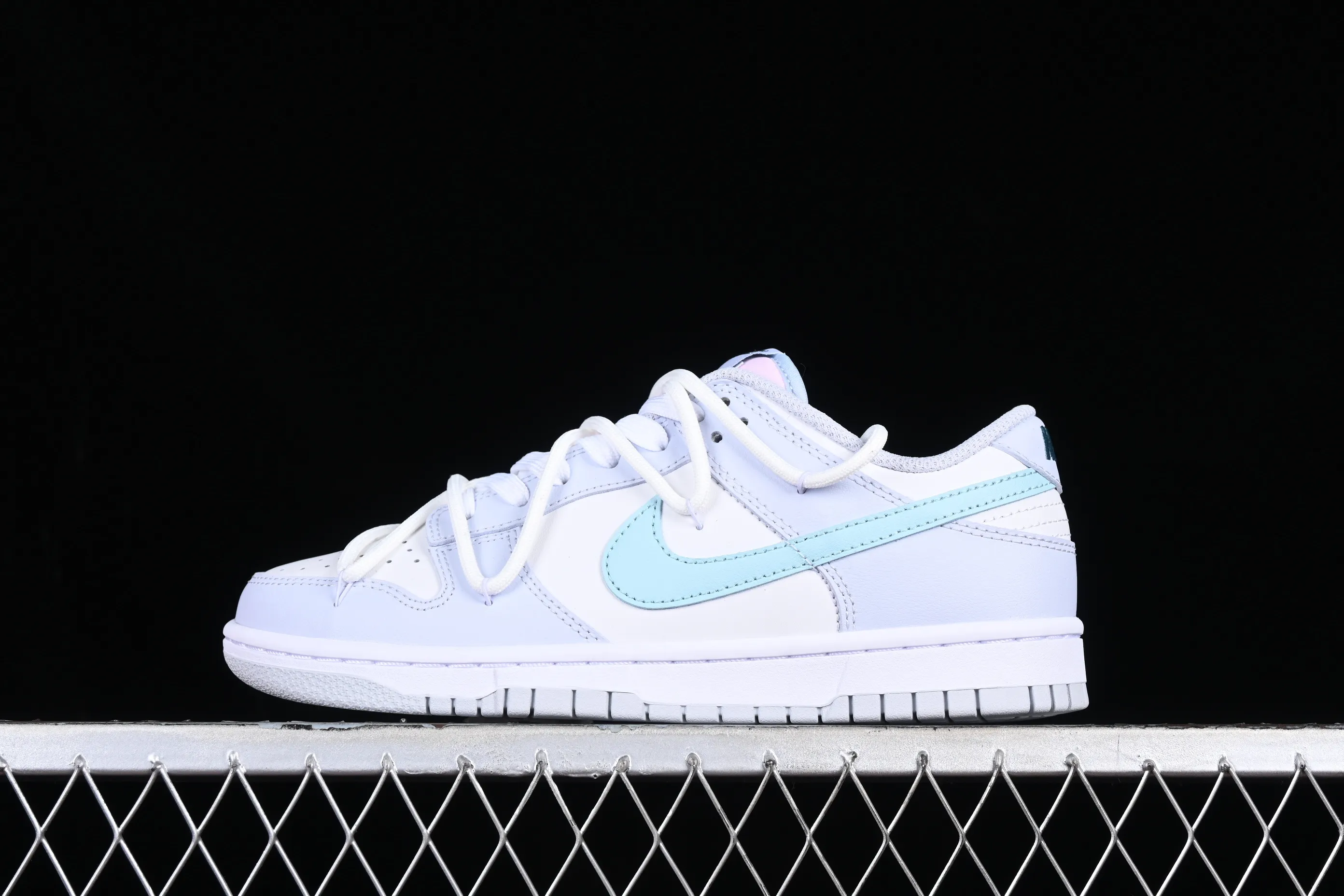 All categories Nk SB Dunk series Nk SB Dunk Low low-top sneakers Nk Dunk Low "Mineral Teal" light blue and pink strap deconstruction SB low-top casual sneakers FD1232-002